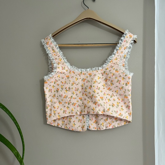 Pink quilted crop - Picture 4 of 5